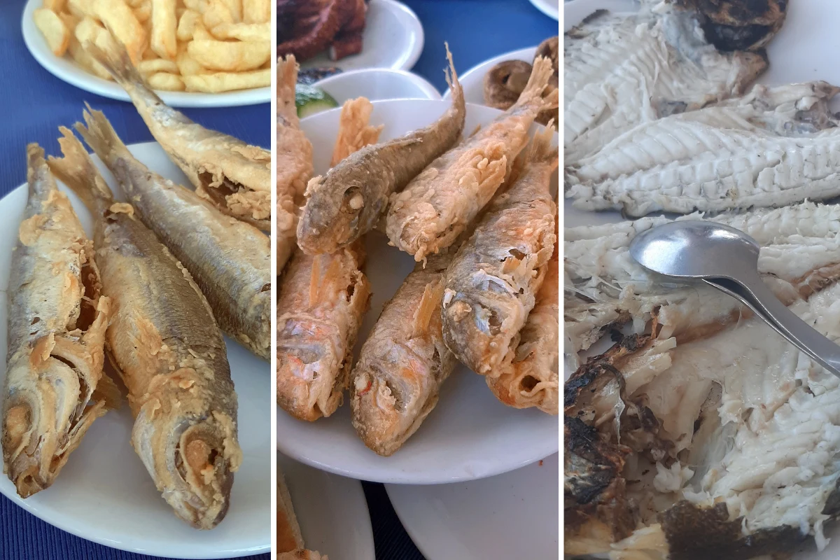 Ryby w restauracji Zephyros w Larnace Ryby w restauracji Zephyros w Larnace