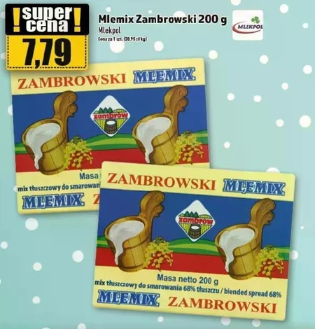 Mlemix Zambrowski Mix tłuszczowy do smarowania 200 g