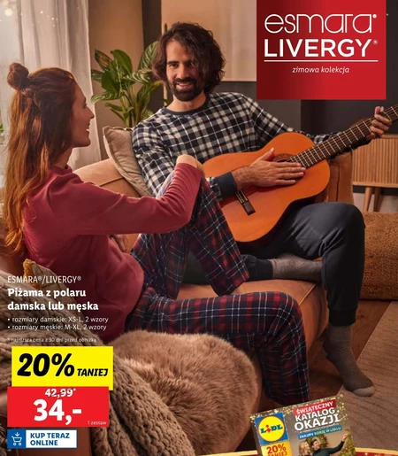 Piżama męska Livergy Esmara