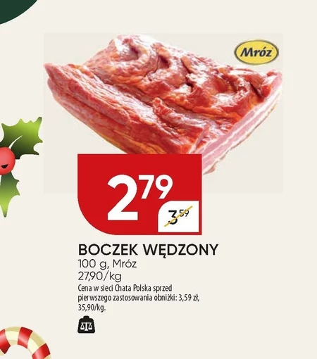 Boczek wędzony Mróz