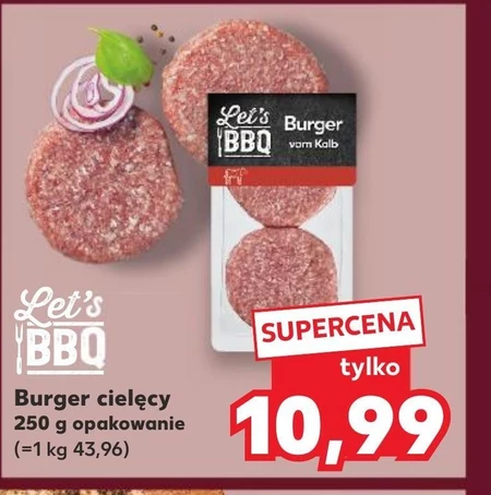 Burger cielęcy Let's BBQ