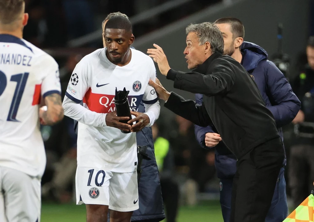 Ousmane Dembele i Luis Enrique nie mają najlepszych relacji Ousmane Dembele i Luis Enrique nie mają najlepszych relacji