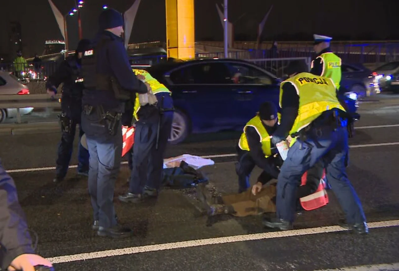 Protest Ostatniego Pokolenia w Warszawie Protest Ostatniego Pokolenia w Warszawie