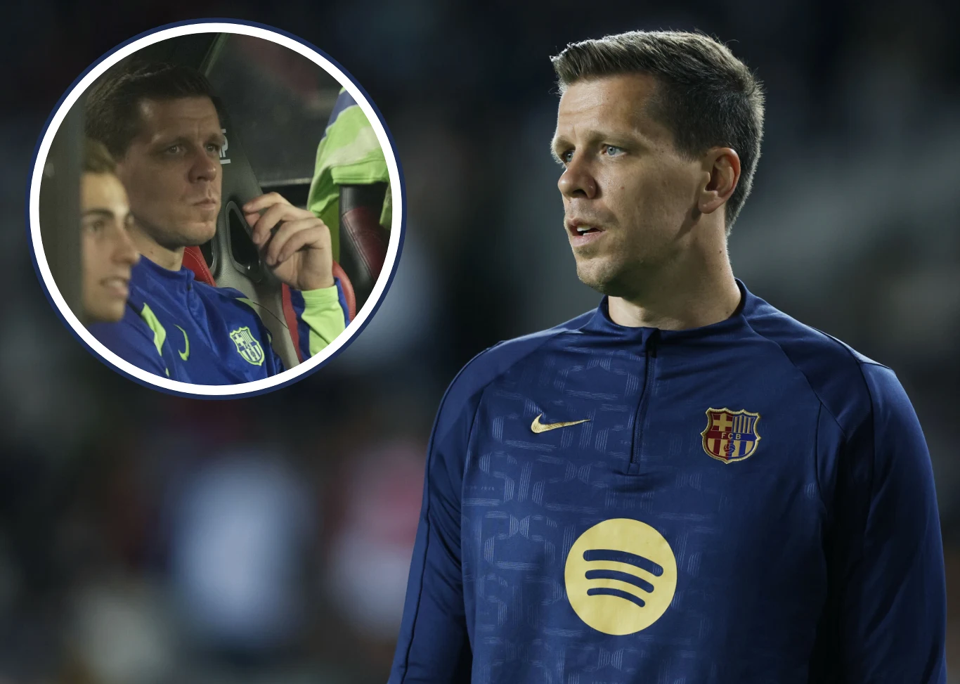 Wojciech Szczęsny w barwach FC Barcelona Wojciech Szczęsny w barwach FC Barcelona