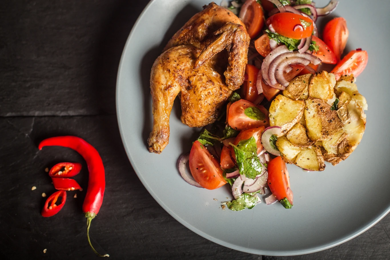 W air fyer możemy przygotować zdrowe danie obiadowe na małej ilości tłuszczu. 