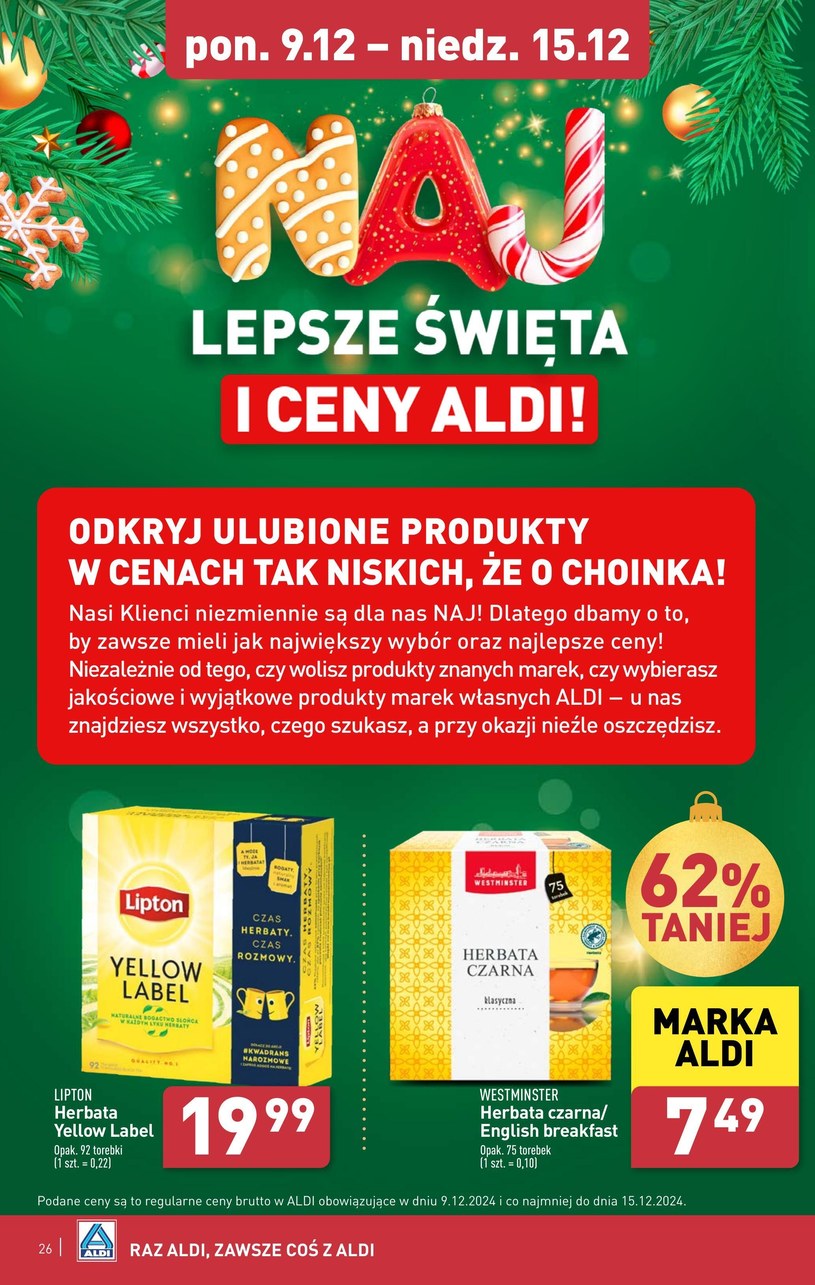 Gazetka: Najlepsze święta z Aldi!  - strona 26