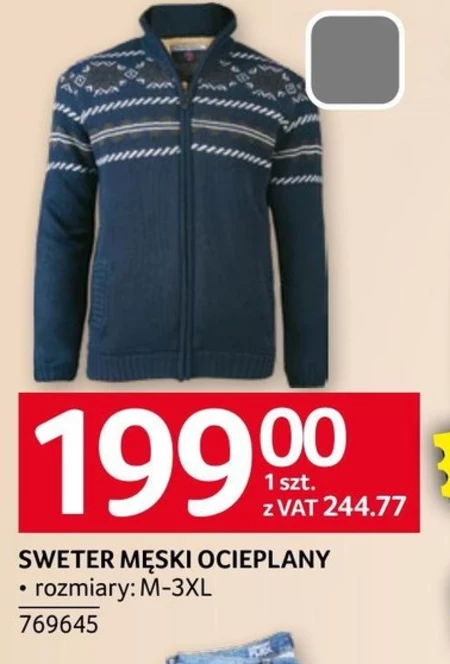 Sweter męski