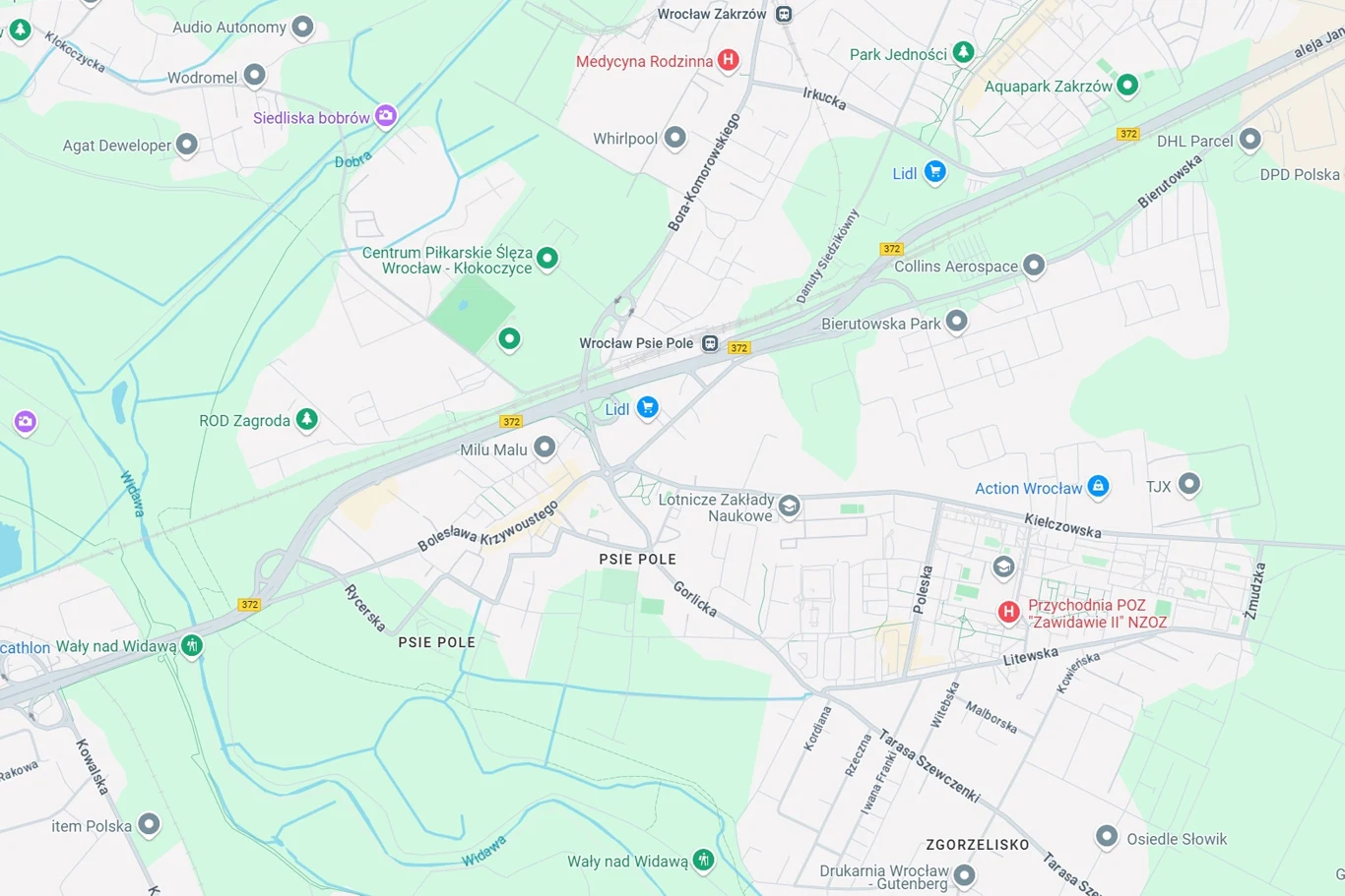 Aleja Jana III Sobieskiego we Wrocławiu. To tu będzie obowiązywał odcinkowy pomiar prędkości / Fot. Google Maps 