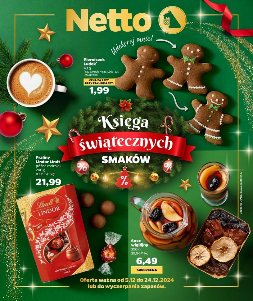 Gazetka: Księga świątecznych smaków - Netto - strona 1