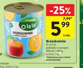 Brzoskwinie połówki O La La! niska cena