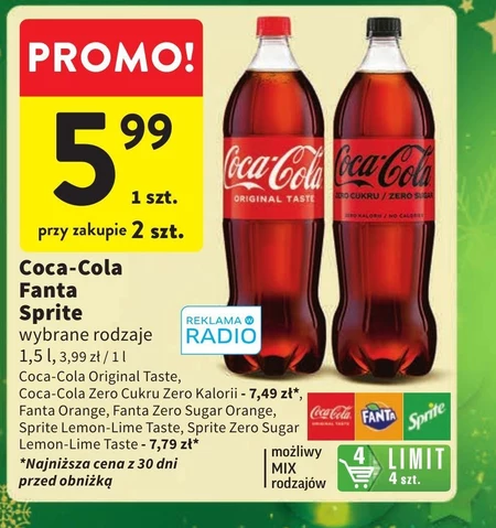 Napój gazowany Coca-Cola