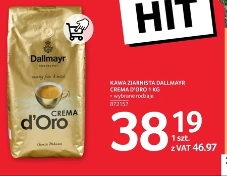 Dallmayr Crema d'Oro Kawa ziarnista 1000 g