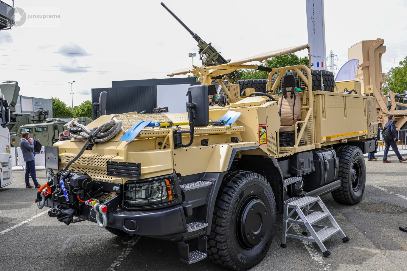 Projekt konstrukcji na targach Eurosatory 2024