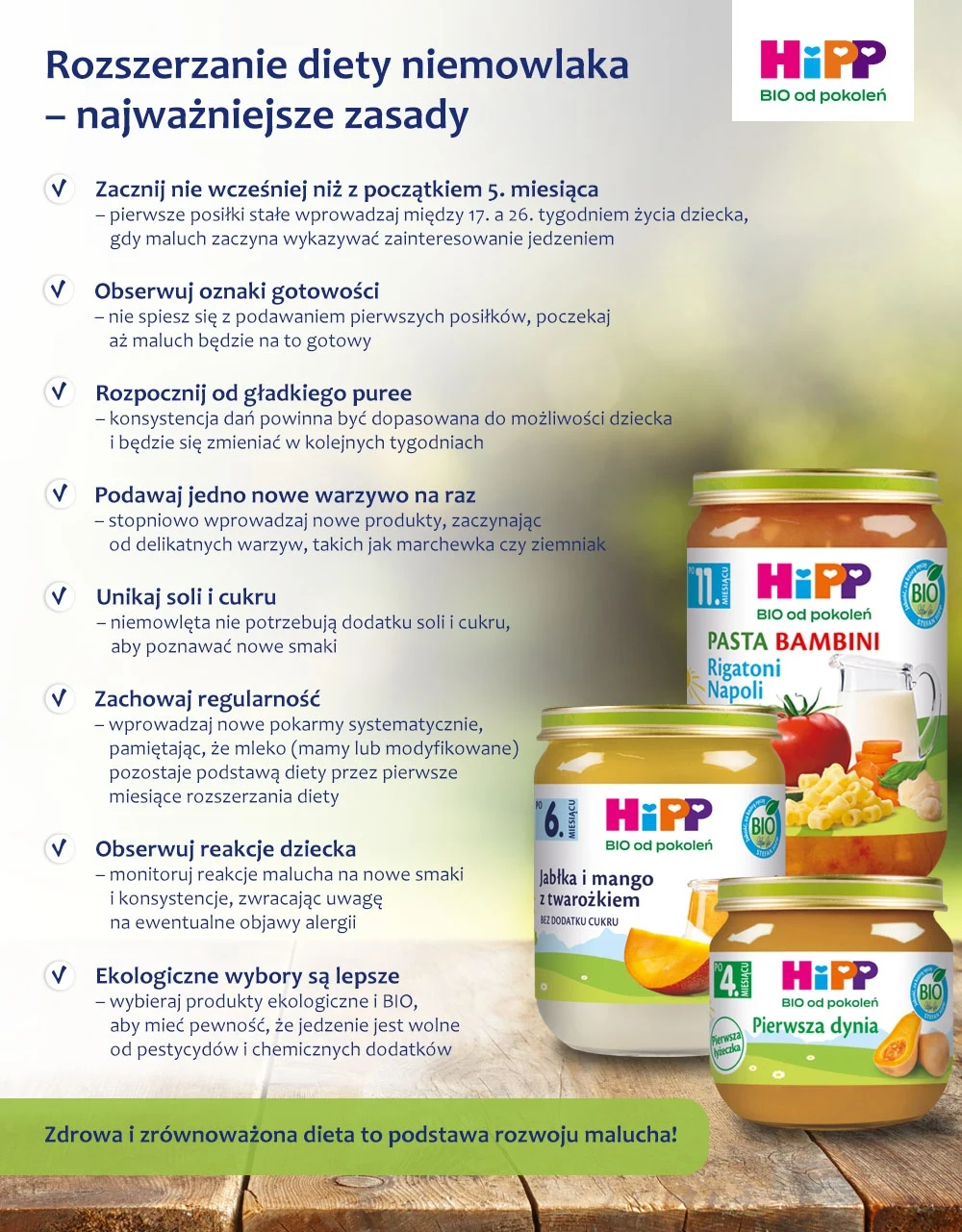 Rozszerzanie diety niemowlaka – najważniejsze zasady
