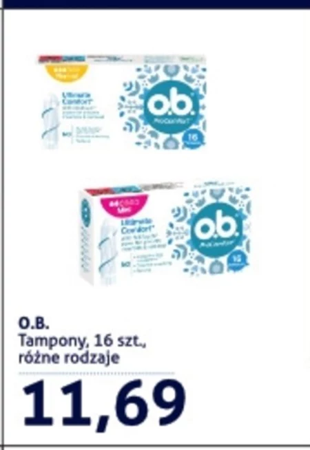 O.B. ProComfort Normal Tampony 16 sztuk