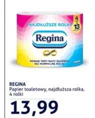 Regina Najdłuższe Rolki Papier toaletowy 4 rolki