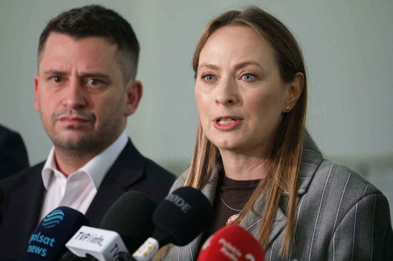 Paweł Śliż i Katarzyna Pełczyńska-Nałęcz z Polski 2050 Paweł Śliż i Katarzyna Pełczyńska-Nałęcz z Polski 2050