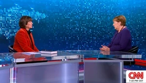 Była kanclerz Niemiec Angela Merkel udzieliła wywiadu dziennikarce CNN Christiane Amanpour