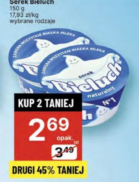 Bieluch Serek naturalny 150 g