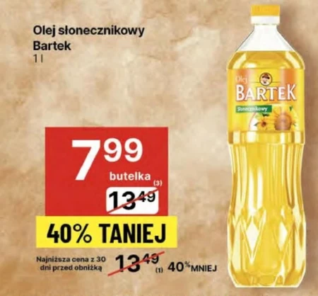 Bartek Olej słonecznikowy 1 l