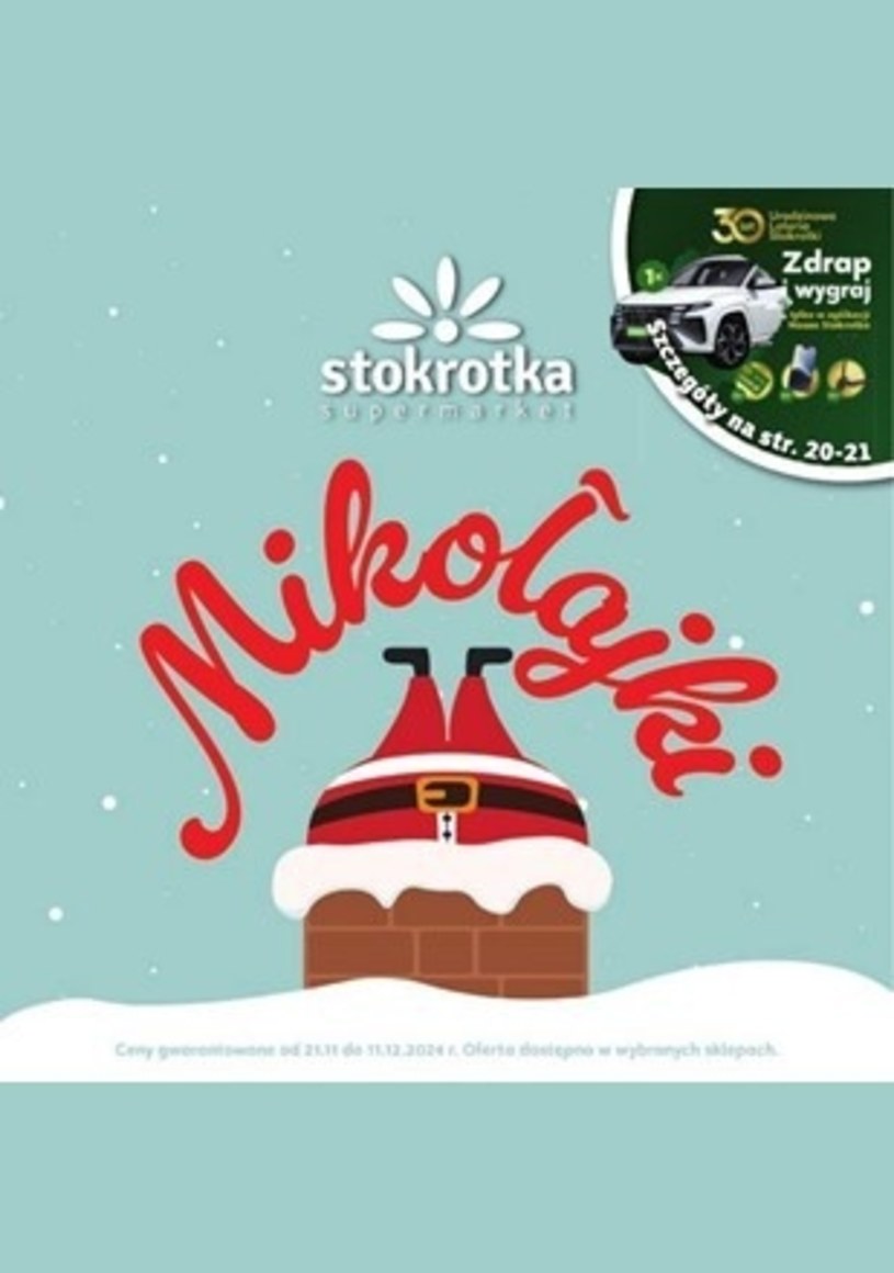 Gazetka promocyjna Stokrotka Supermarket - ważna od 21. 11. 2024 do 11. 12. 2024