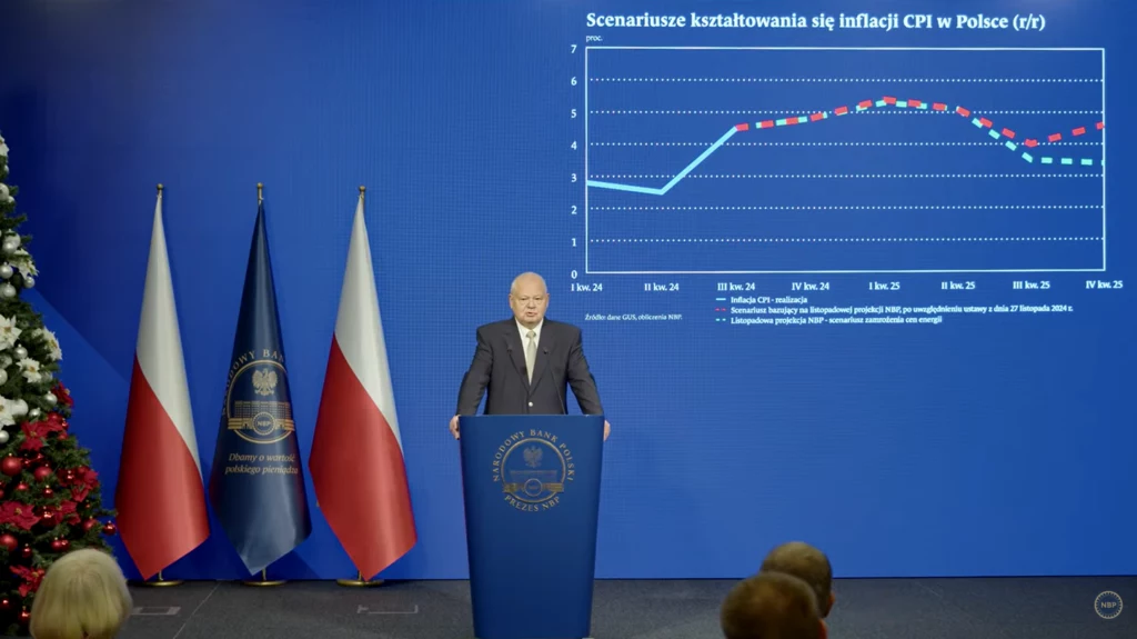 Adam Glapiński, prezes NBP, skomentował sytuację ekonomiczną w Polsce