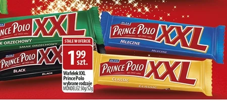 Prince Polo XXL Kruchy wafelek z kremem smak orzechowy 50 g
