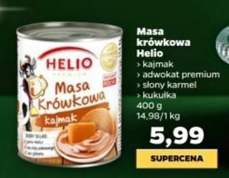 Masa krówkowa Helio