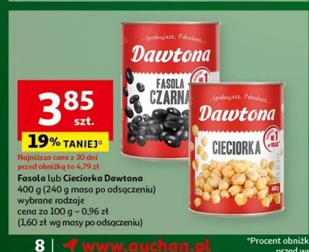 Dawtona Fasola czarna 400 g