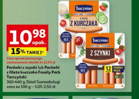 Tarczyński Parówki premium z szynki