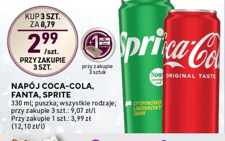 Napój gazowany Coca-Cola