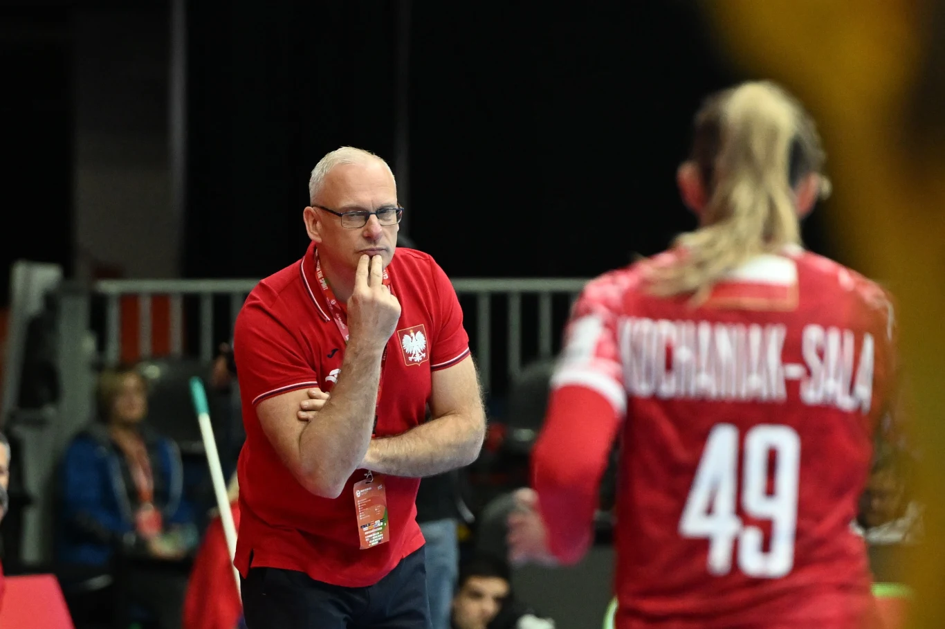 Trener Arne Senstad w drugiej połowie był rozczarowany grą drużyny