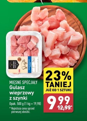 Gulasz wieprzowy Mięsne Specjały niska cena