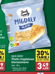 Płatki migdałowe Back Family