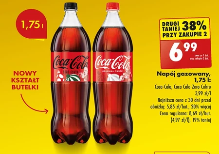 Coca-Cola Napój gazowany 1,75 l