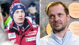 Kamil Stoch i Michal Doleżal