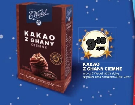 E. Wedel Kakao z Ghany ciemne 180 g