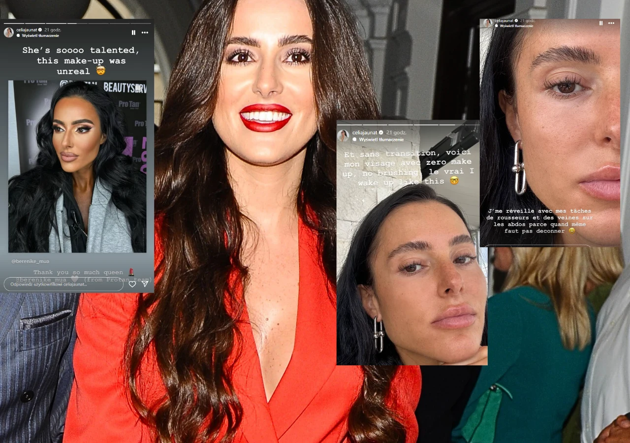 Celia Krychowiak bez makijażu