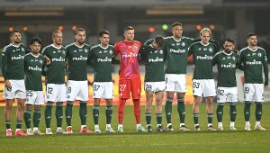 Piłkarze Legii Warszawa przed meczem ze Stalą Mielec