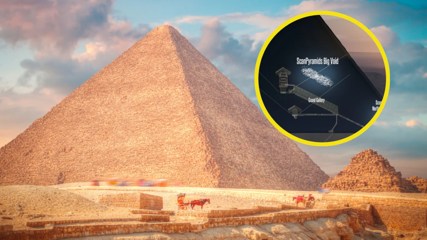 "Big Void" (pol. wielka pustka) jest prawdziwą zagadką archeologii. Czy to zaginiona komnata faraona Cheopsa? "Big Void" (pol. wielka pustka) jest prawdziwą zagadką archeologii. Czy to zaginiona komnata faraona Cheopsa?