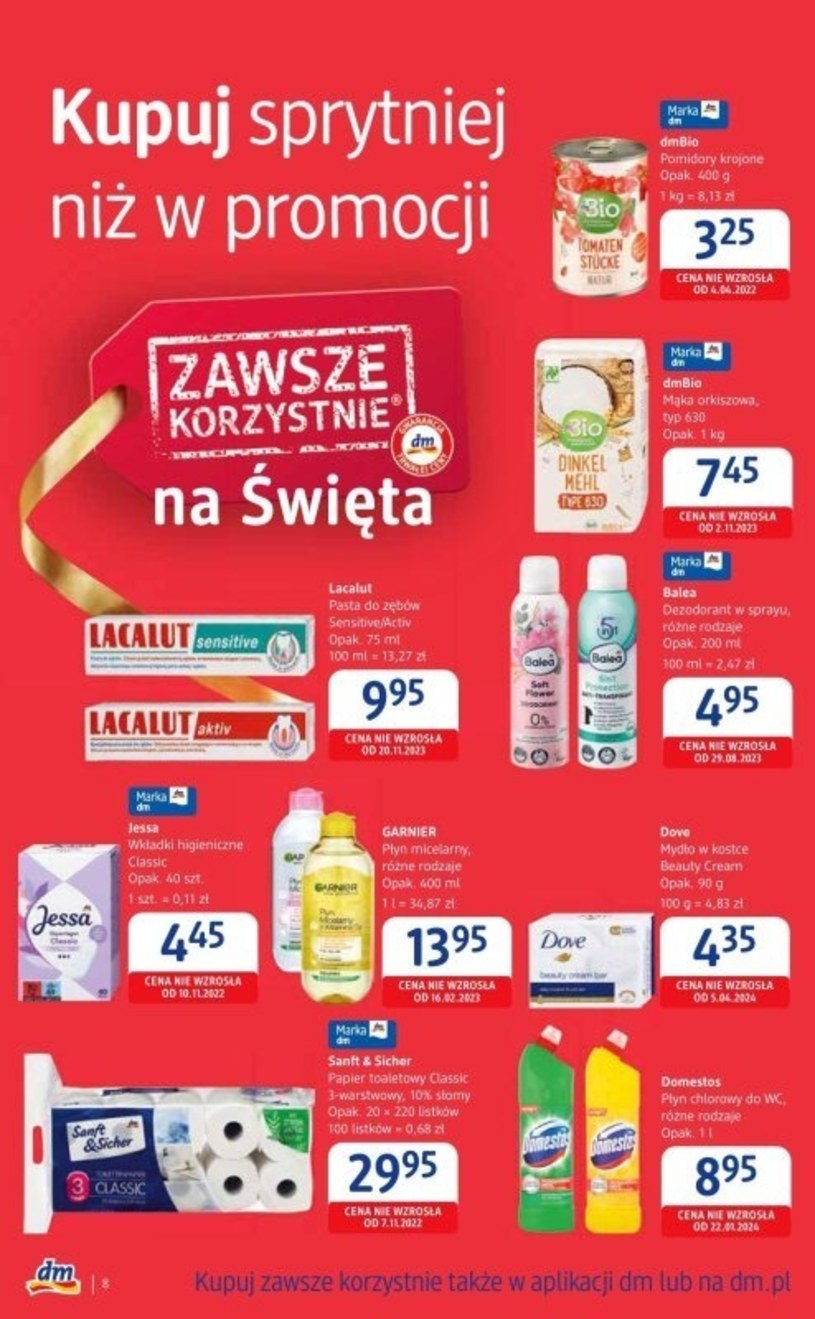 Gazetka: Drogerie dm - zawsze korzystnie na święta - strona 8