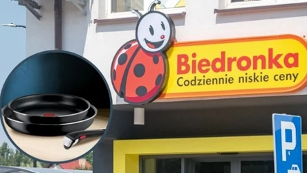 Zestaw patelni Tefal z odpinaną rączką w Biedronce! 