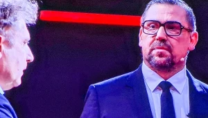 Tomasz Kaczmarek w studiu TVP