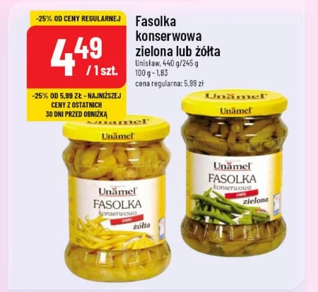 Fasolka zielona Unamel