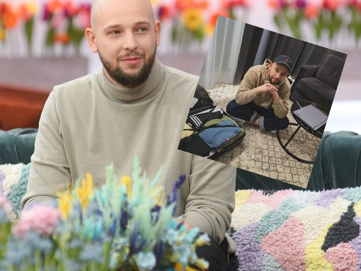 Maciej Pela spakował walizkę