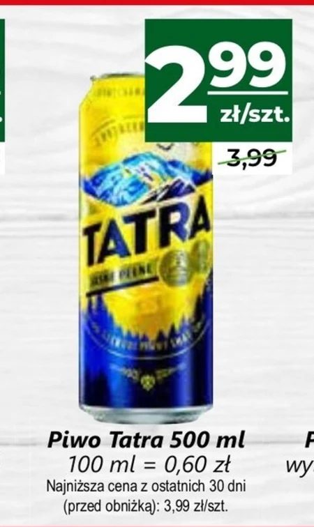 Tatra Piwo jasne pełne 500 ml