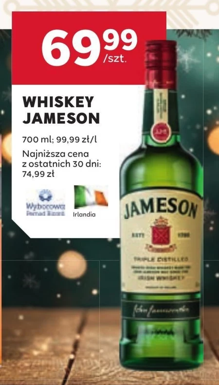 Jameson Irish Whiskey 700 ml