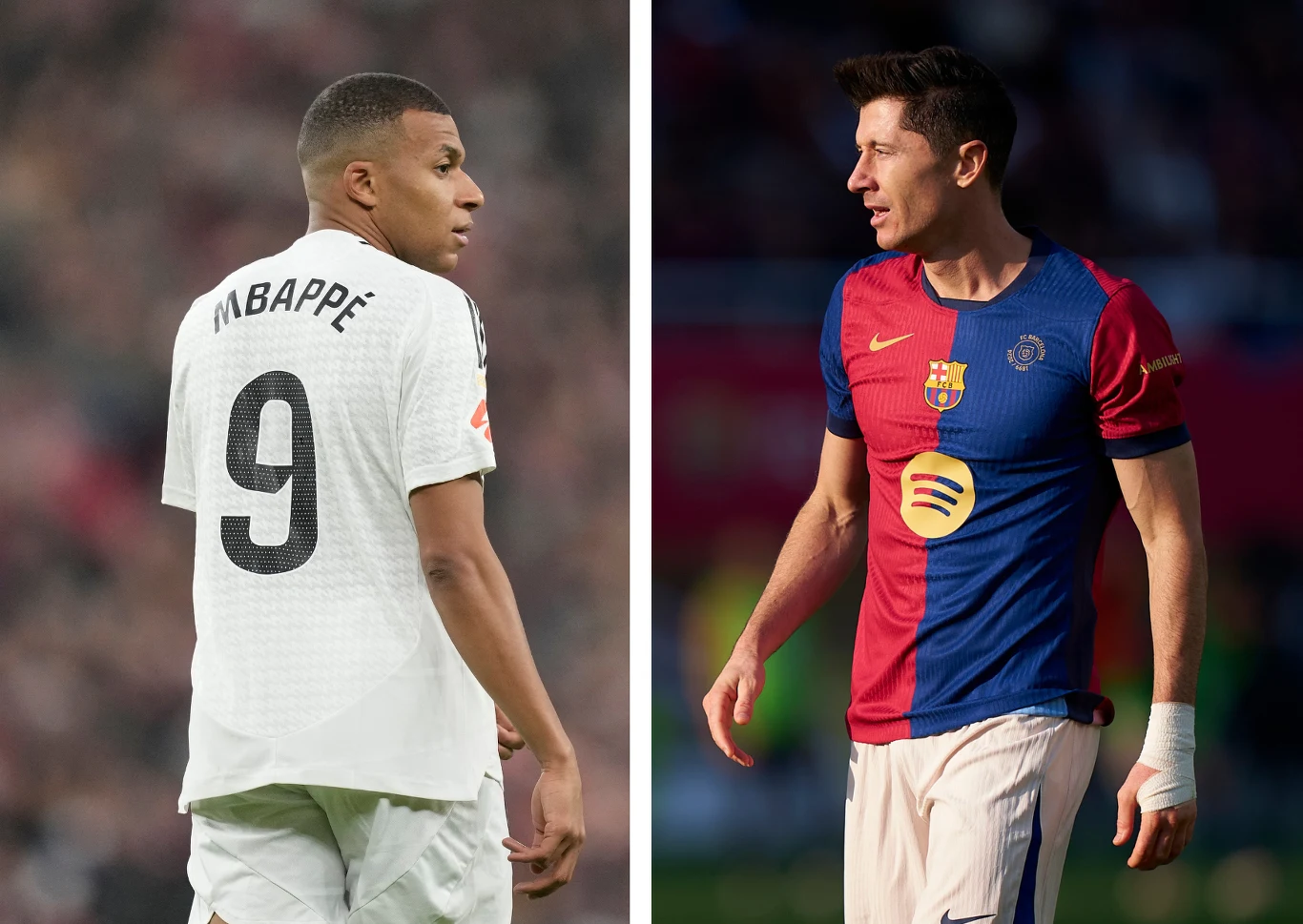 Uwaga mediów w Hiszpanii znów skierowana jest na Kyliana Mbappe i Roberta Lewandowskiego