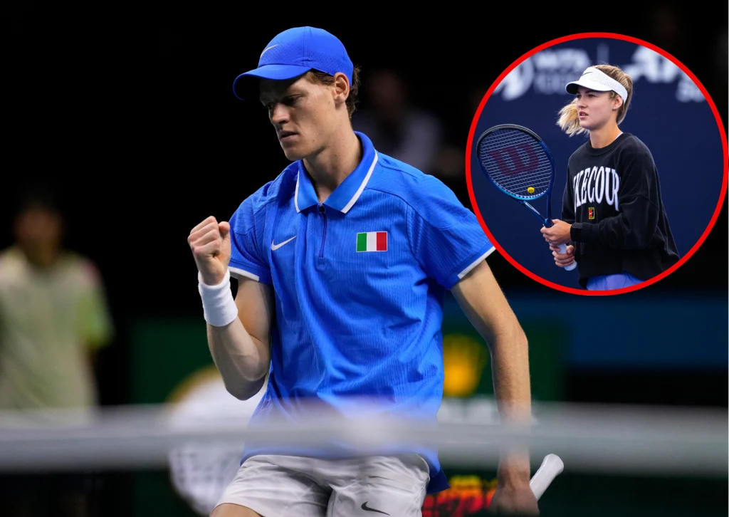 Jannik Sinner i Anna Kalinska