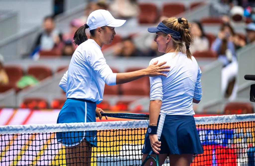 Shuai Zhang i Magdalena Fręch Shuai Zhang i Magdalena Fręch